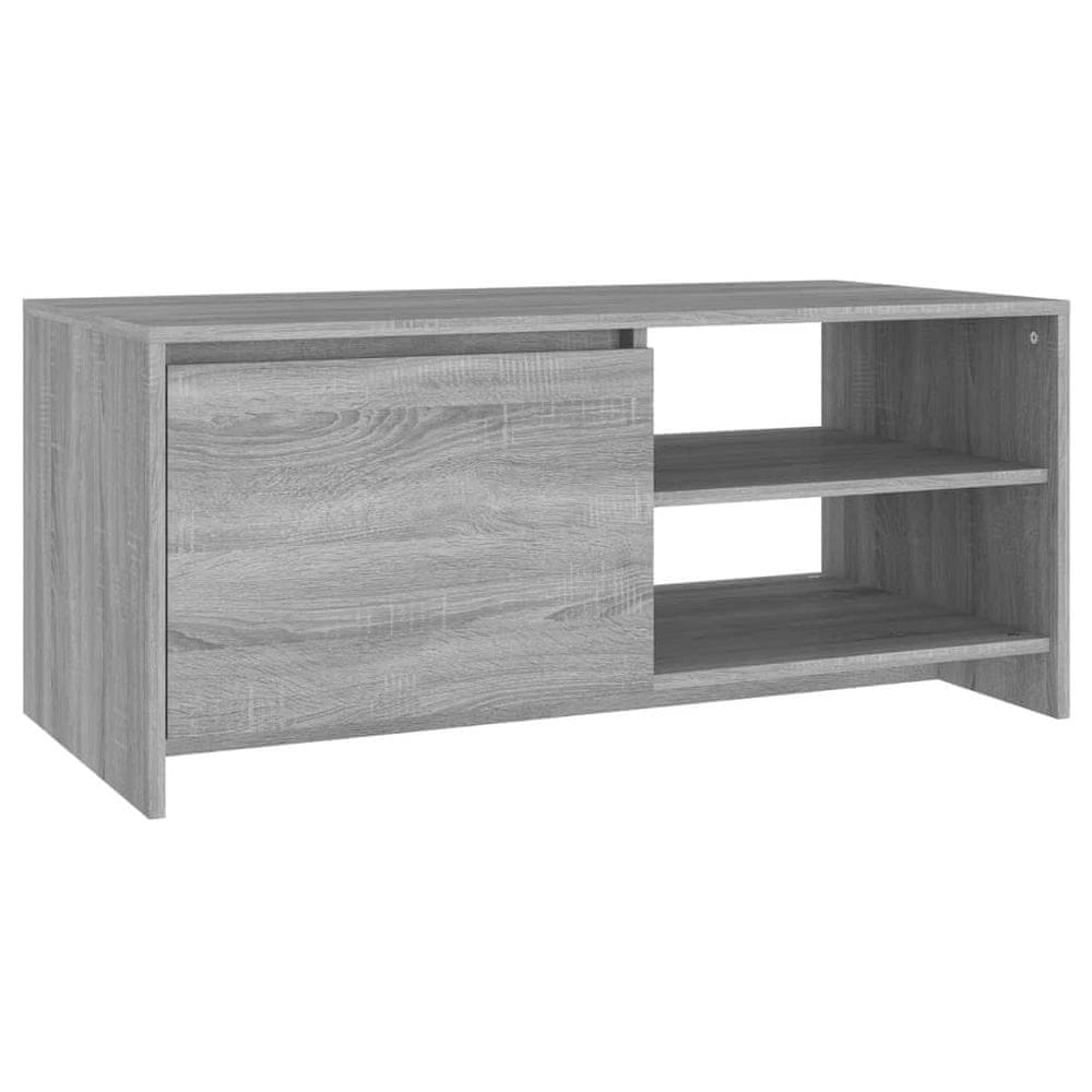 Vidaxl Konferenčný stolík sivý dub sonoma 102x50x45cm spracované drevo